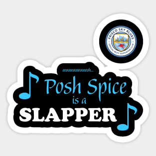 Posh Spice is a Slapper Frisco Sky Blues - Dallas Sticker